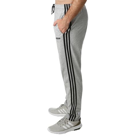 adidas jogginghose schwarz mit grauen streifen